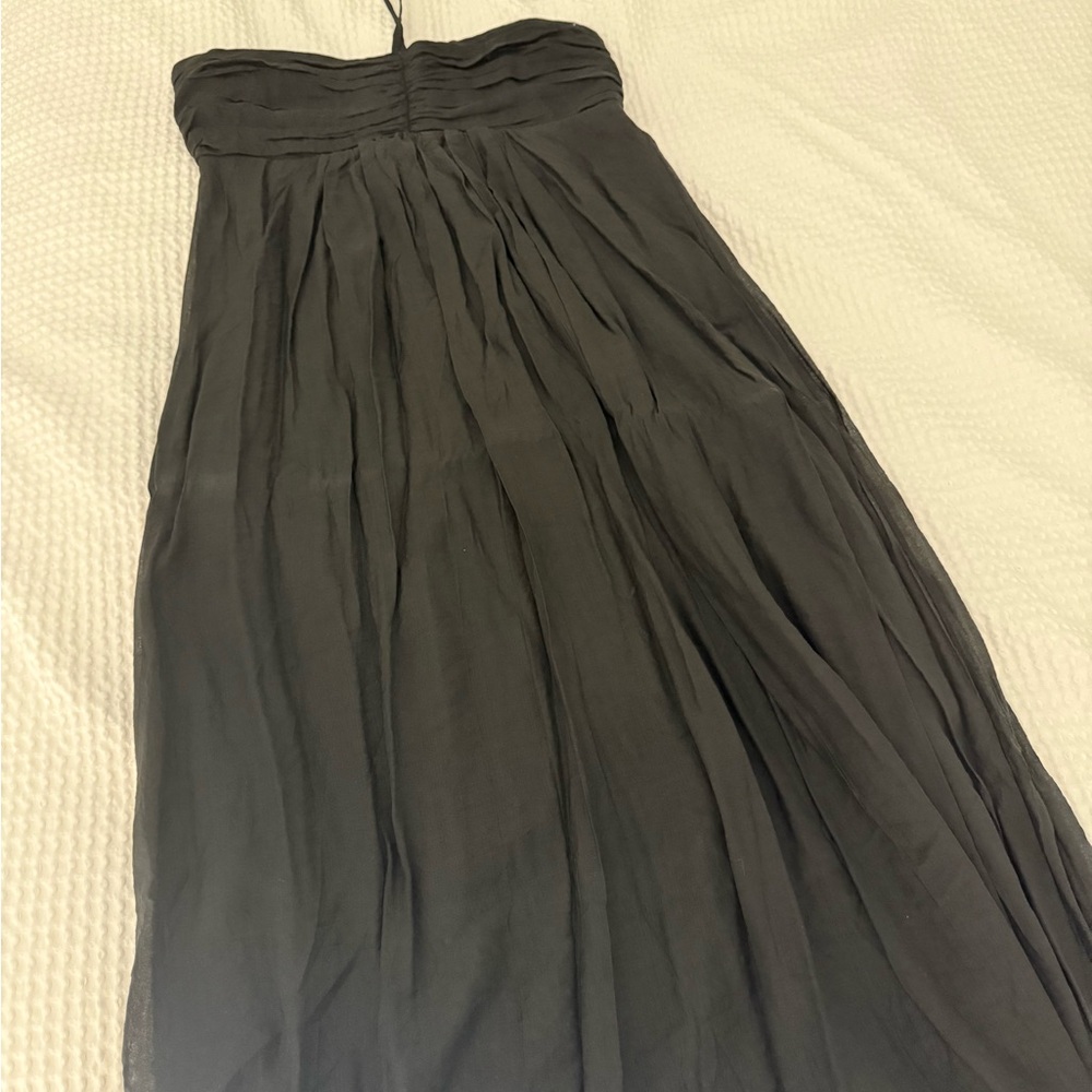 Elegant Black Halter Maxi Dress